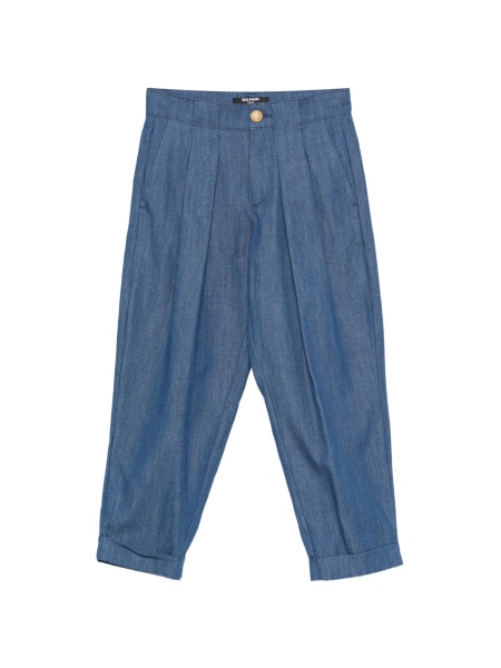 Pantaloni Balmain albastri