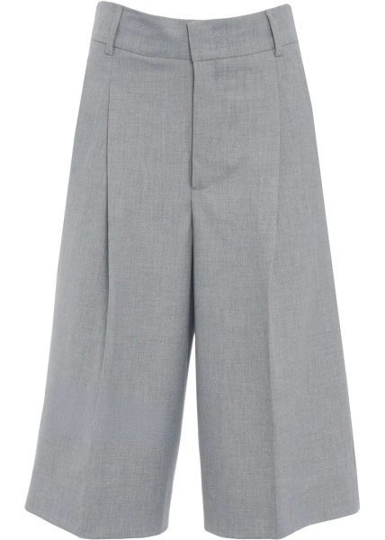 Pantaloni Bermuda with pleats