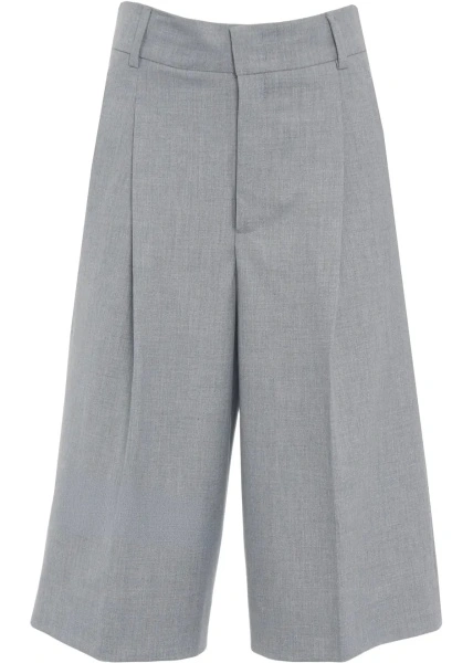 Pantaloni Bermuda with pleats