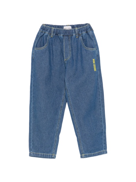Pantaloni Bobo Choses albastri