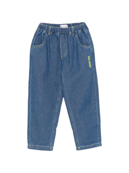 Pantaloni Bobo Choses albastri