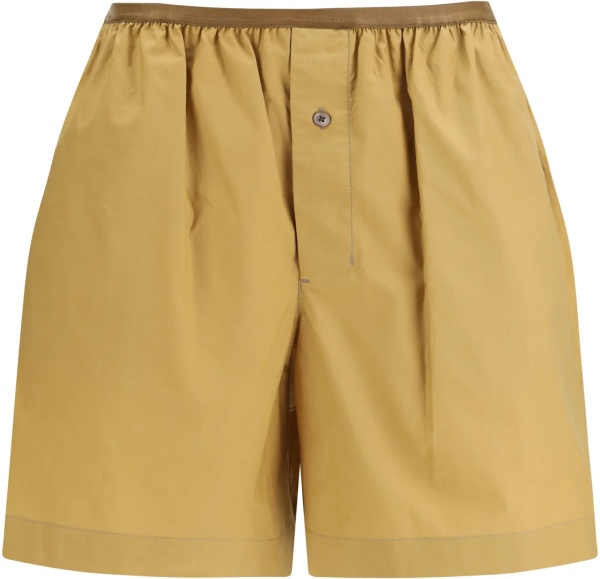 Pantaloni Buttoned elasticated Shorts