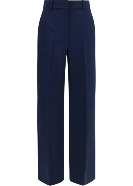 Pantaloni casual Max Mara multicolor din lana
