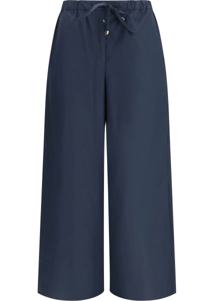 Pantaloni casual 'S MAXMARA multicolor din poplin de bumbac