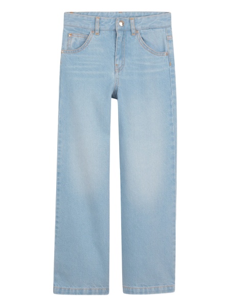 Pantaloni Chloe albastri