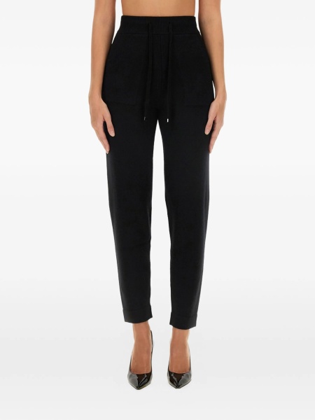 Pantaloni conici Max Mara negri