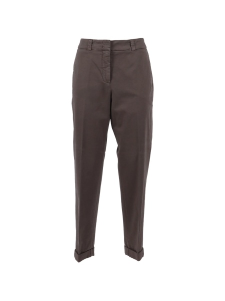 Pantaloni conici Peserico maro