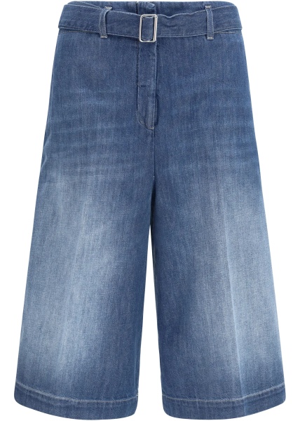 Pantaloni Cotton Shorts with a belt