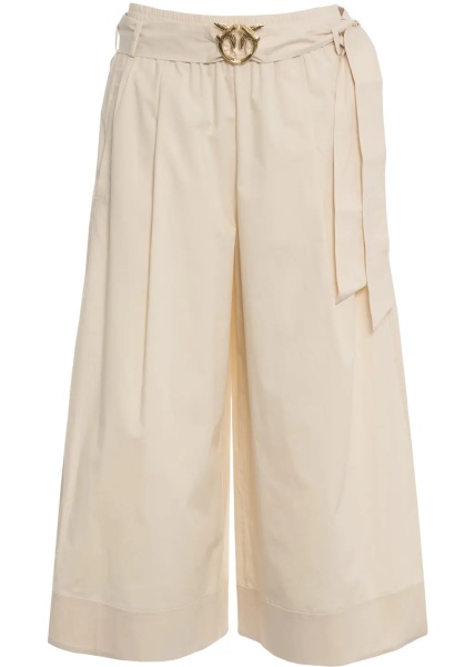 Pantaloni Culotte with waist belt