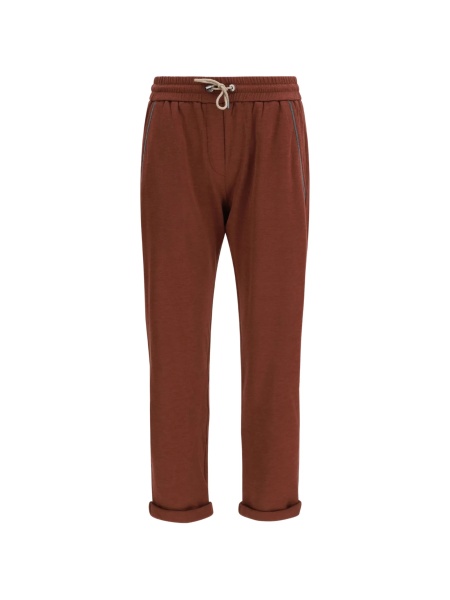 Pantaloni de trening Brunello Cucinelli maro