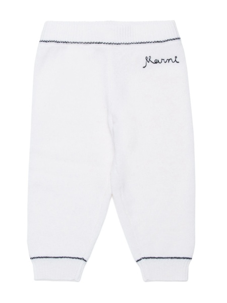 Pantaloni de trening Marni albi