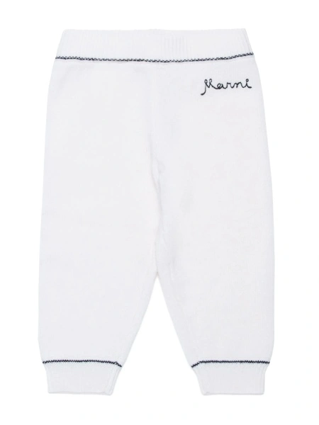 Pantaloni de trening Marni albi