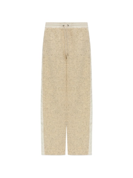 Pantaloni de trening Moncler neutri din vascoza si bumbac