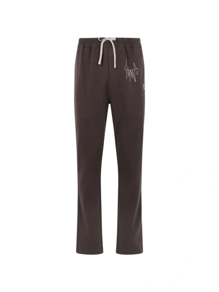 Pantaloni de trening MONCLER + RICK OWENS maro