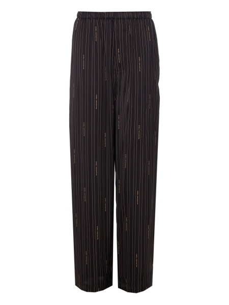 Pantaloni drepti Balenciaga negri