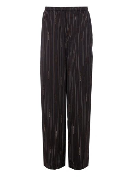 Pantaloni drepti Balenciaga negri