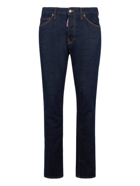 Pantaloni drepti DSQUARED2 albastri