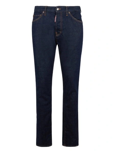 Pantaloni drepti DSQUARED2 albastri