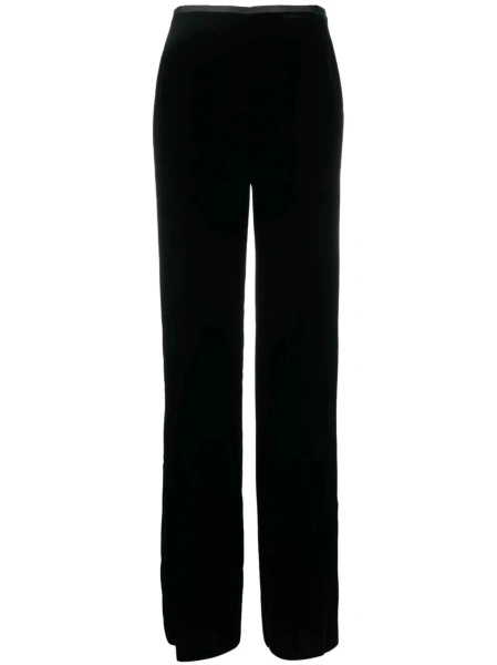 Pantaloni drepti Emporio Armani negri
