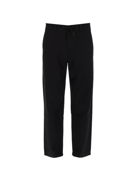 Pantaloni drepti Hugo Boss negri
