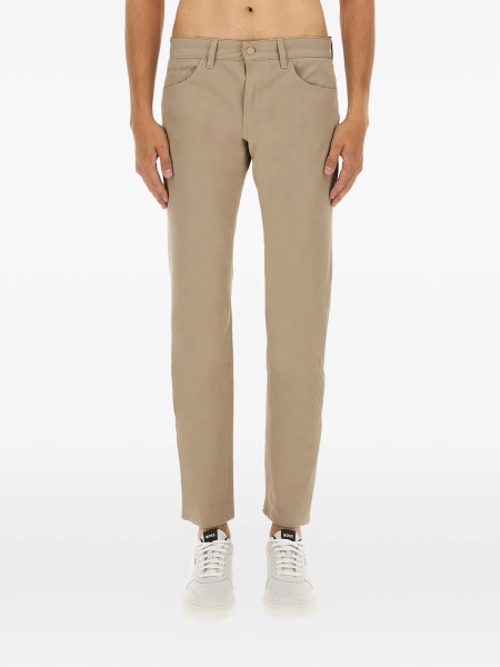 Pantaloni drepti Hugo Boss neutri