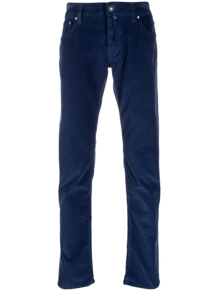 Pantaloni drepti Jacob Cohen albastri
