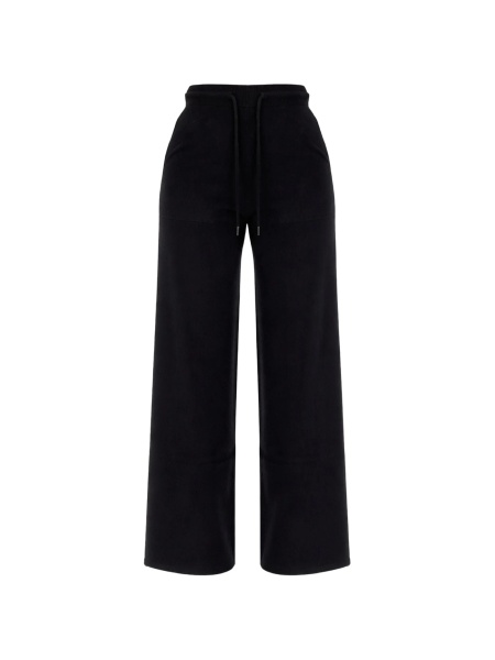 Pantaloni drepti Max Mara albastri