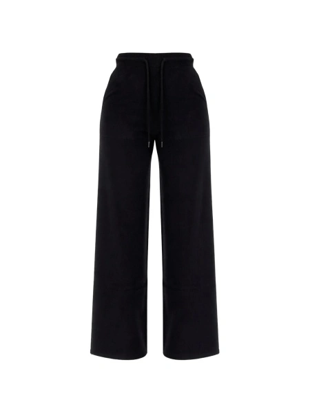 Pantaloni drepti Max Mara albastri