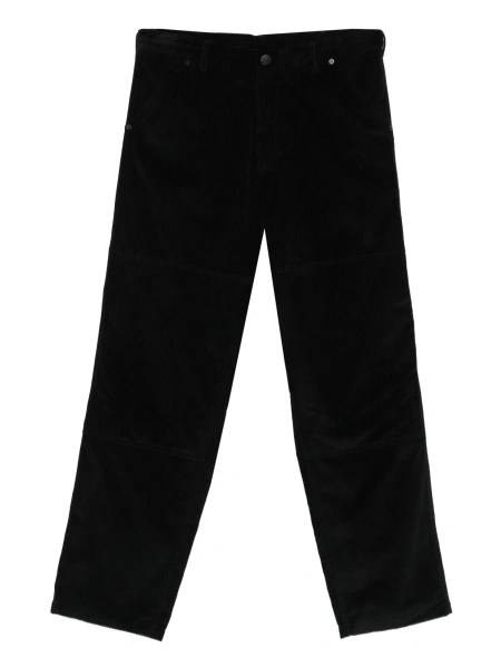 Pantaloni drepti Moncler negri