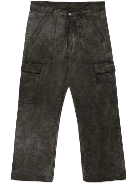 Pantaloni drepti Rick Owens maro