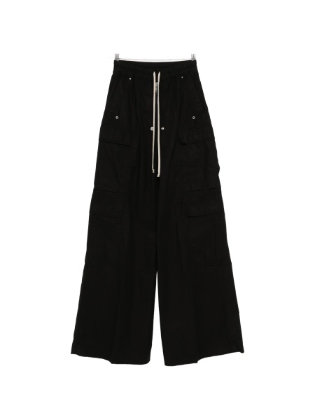 Pantaloni drepti Rick Owens negri