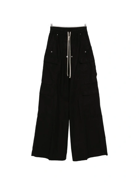 Pantaloni drepti Rick Owens negri