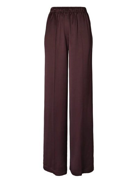 Pantaloni drepti Tory Burch violet