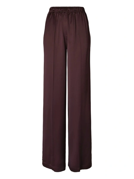Pantaloni drepti Tory Burch violet