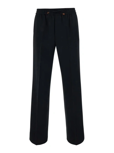 Pantaloni DRÔLE DE MONSIEUR negri din lana