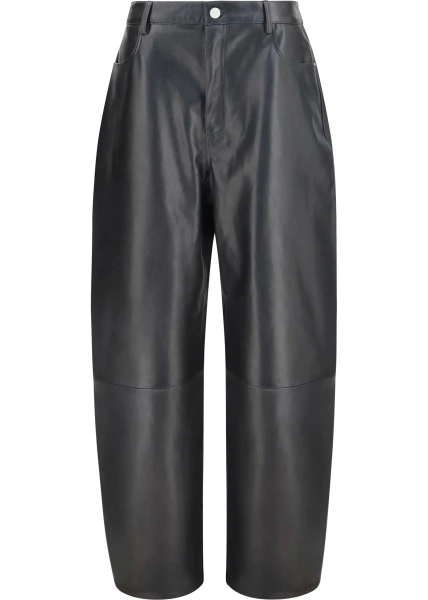 Pantaloni Ece Barrel leather Pants