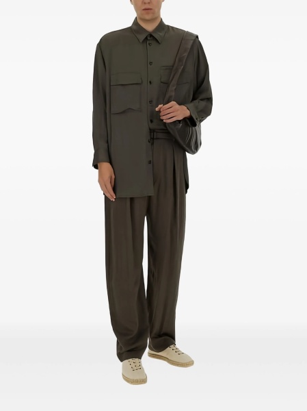 Pantaloni eleganti LEMAIRE maro