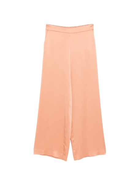 Pantaloni evazati Clips portocalii