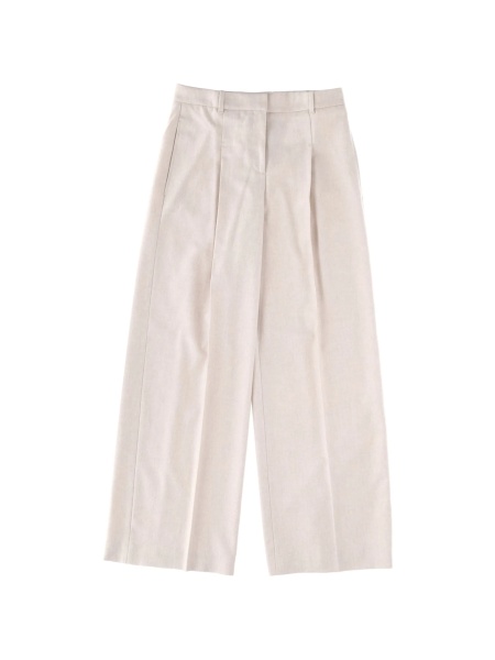 Pantaloni evazati Hugo Boss neutri