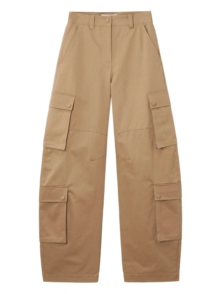 Pantaloni evazati MSGM neutri