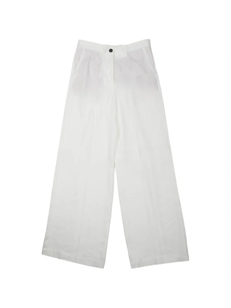 Pantaloni evazati NINE:INTHE:MORNING albi
