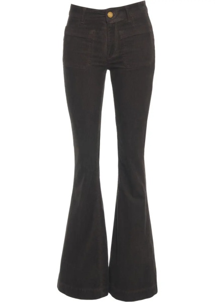 Pantaloni Flared corduroy trousers 'Delphine'