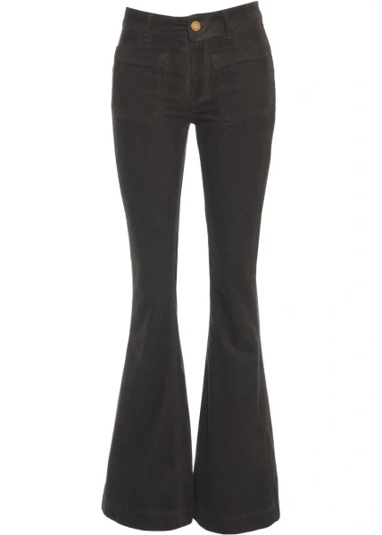 Pantaloni Flared corduroy trousers 'Delphine'
