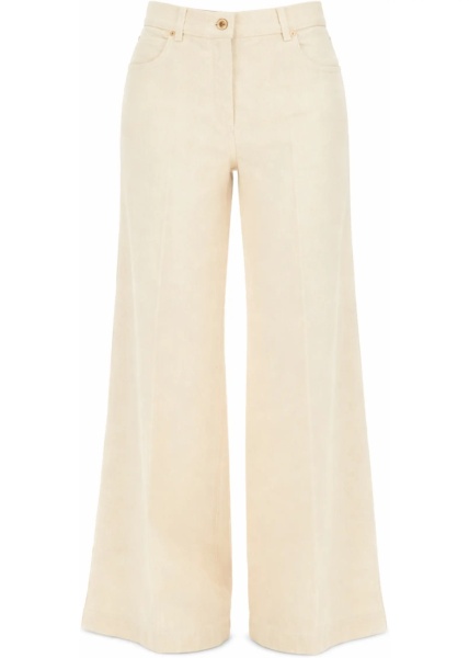 Pantaloni Jeans In Denim Di Cotone