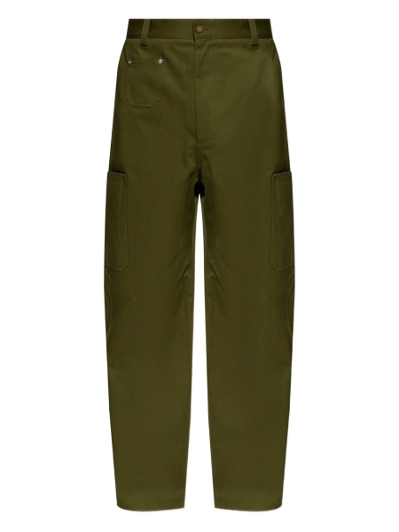 Pantaloni loose fit Givenchy verzi