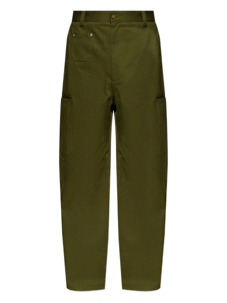 Pantaloni loose fit Givenchy verzi