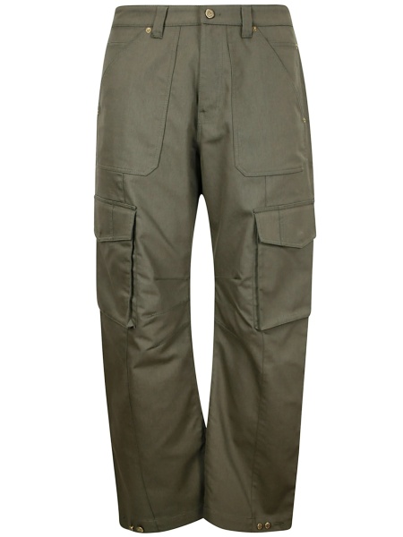 Pantaloni loose fit Golden Goose star verzi