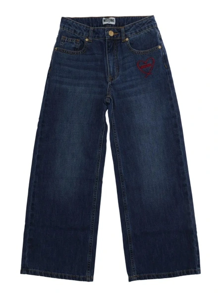 Pantaloni MoschinoS albastri din denim