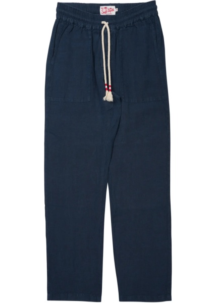 Pantaloni Pantalone "Calais" In Puro Lino
