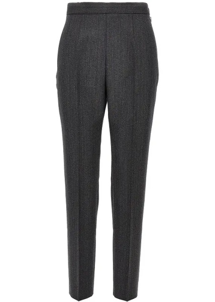 Pantaloni Pinstriped wool tailored pants